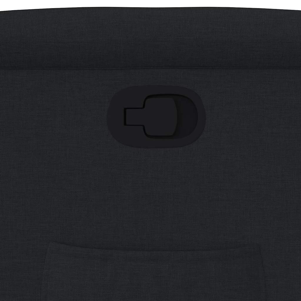 Relaxing Chair Black Fabric