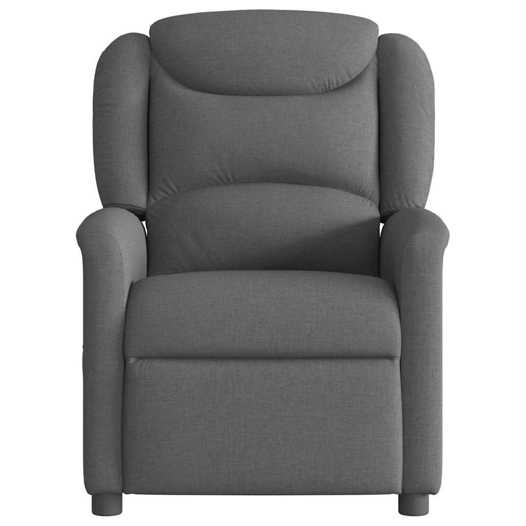 Massage Chair Dark Gray Fabric