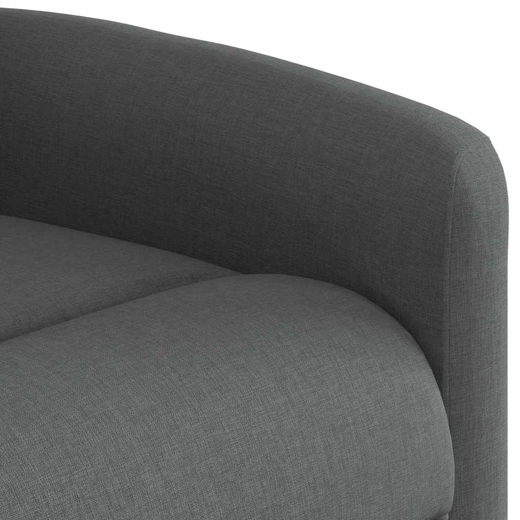 Massage Chair Dark Gray Fabric