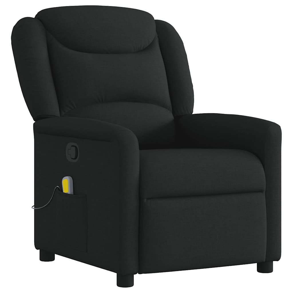 Massage Chair Black Fabric
