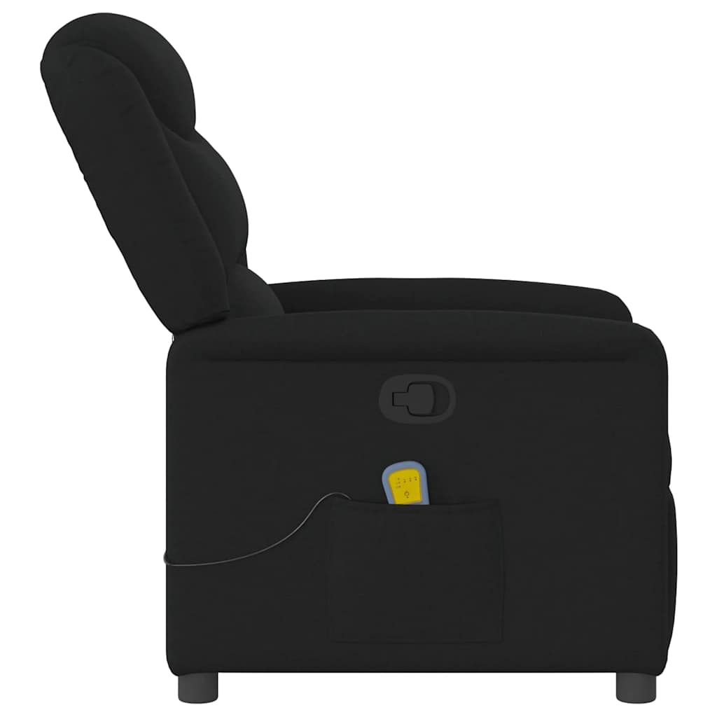 Massage Chair Black Fabric
