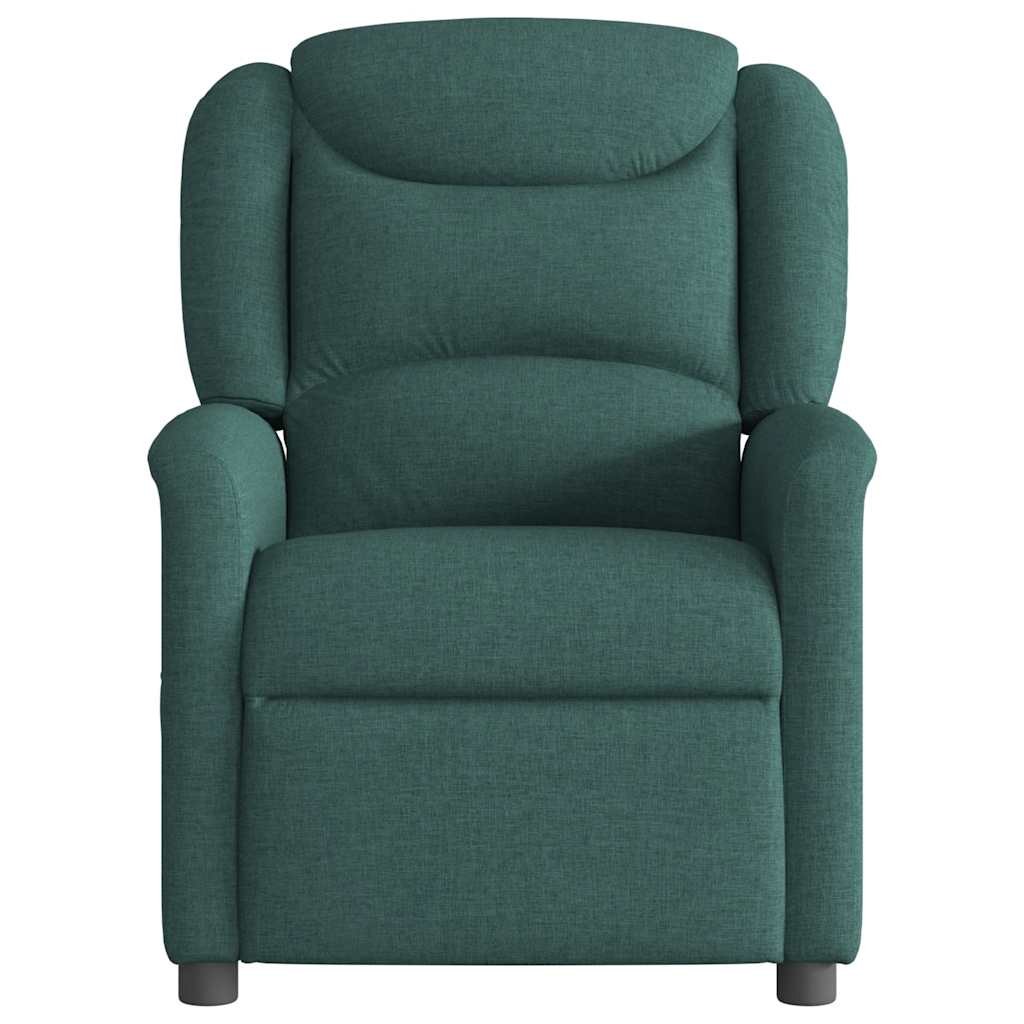 Massage Chair Dark Green Fabric