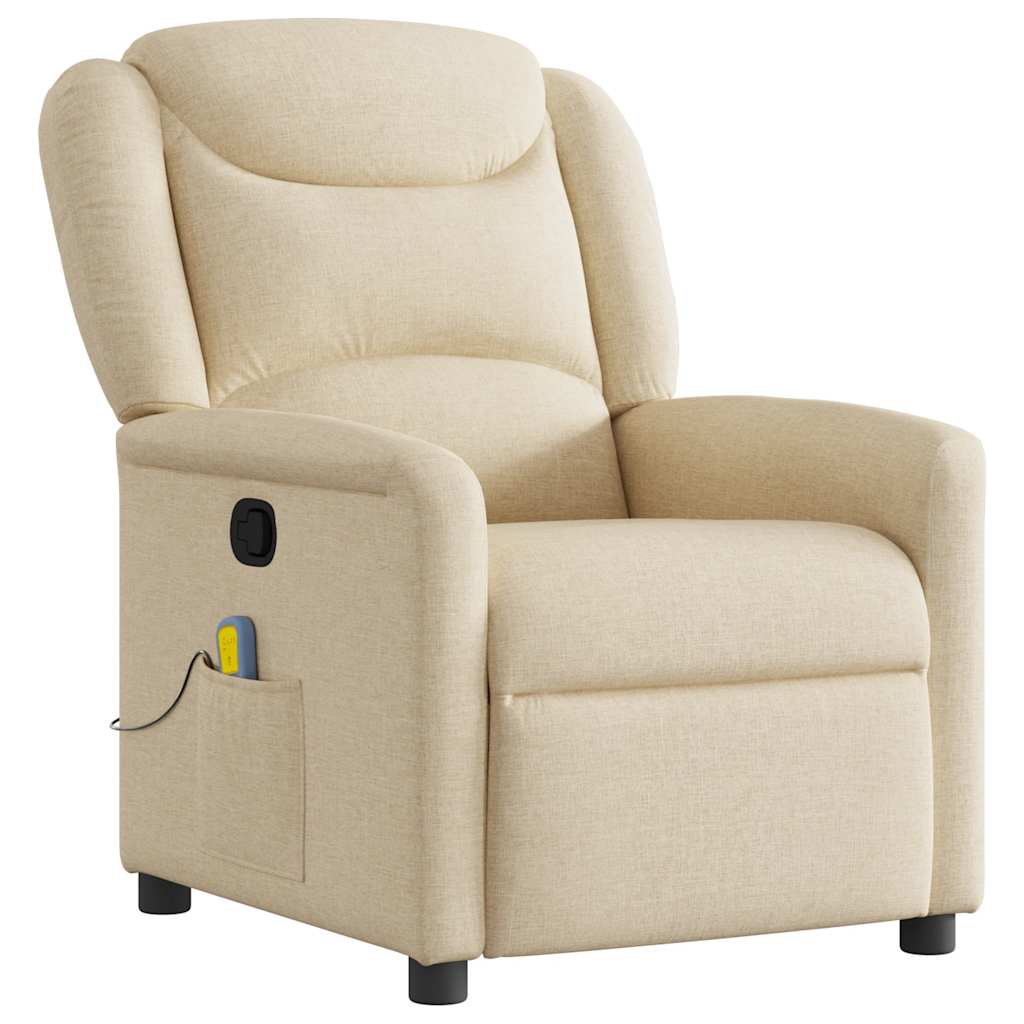 massage chair cream fabric