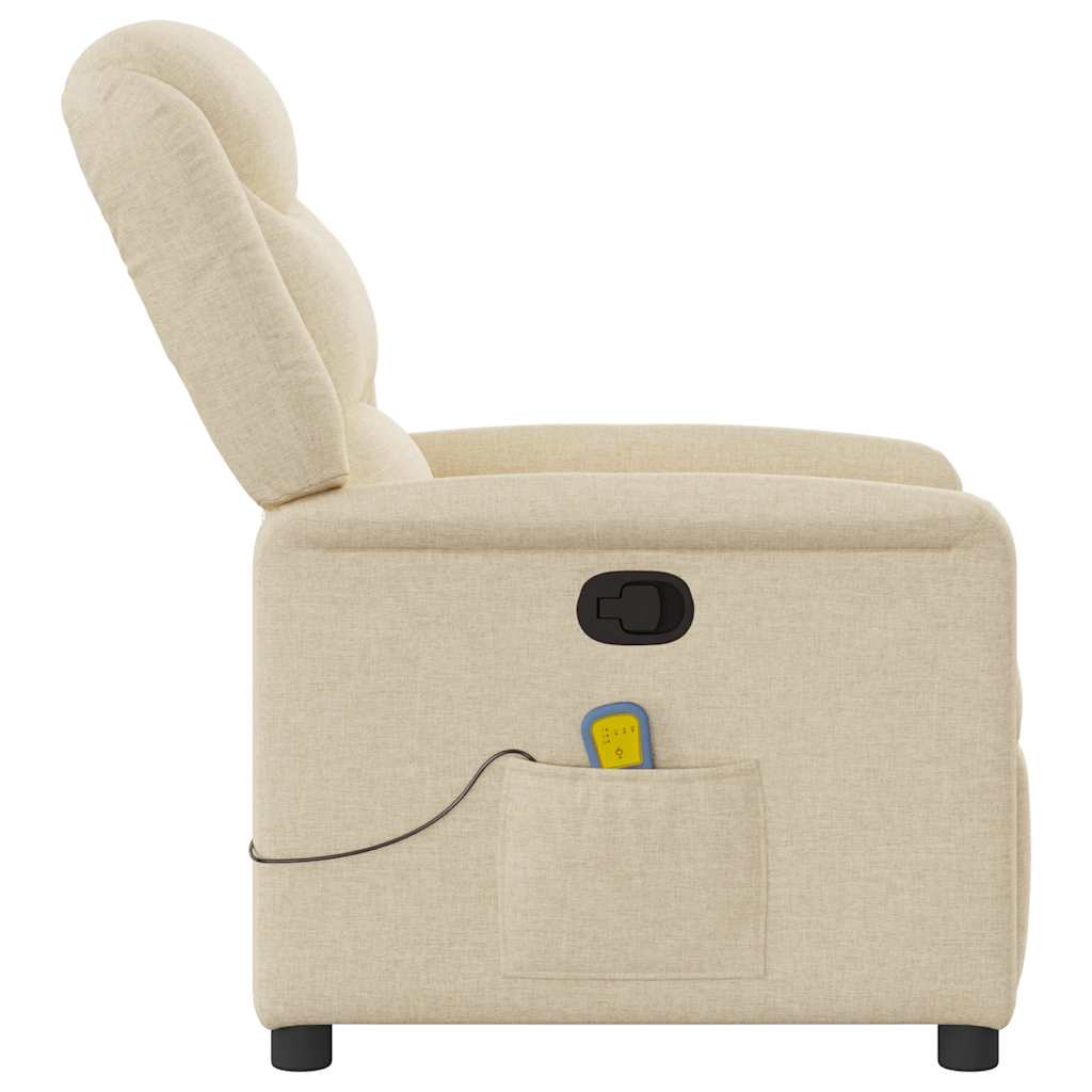 massage chair cream fabric