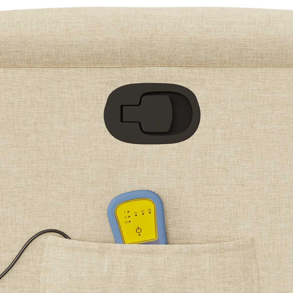 massage chair cream fabric