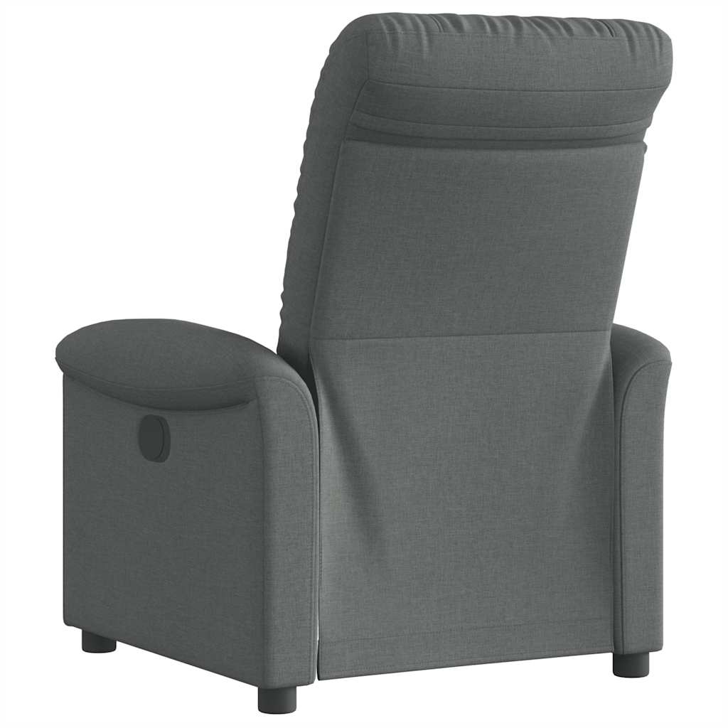 Relaxing Chair Dark Gray Fabric
