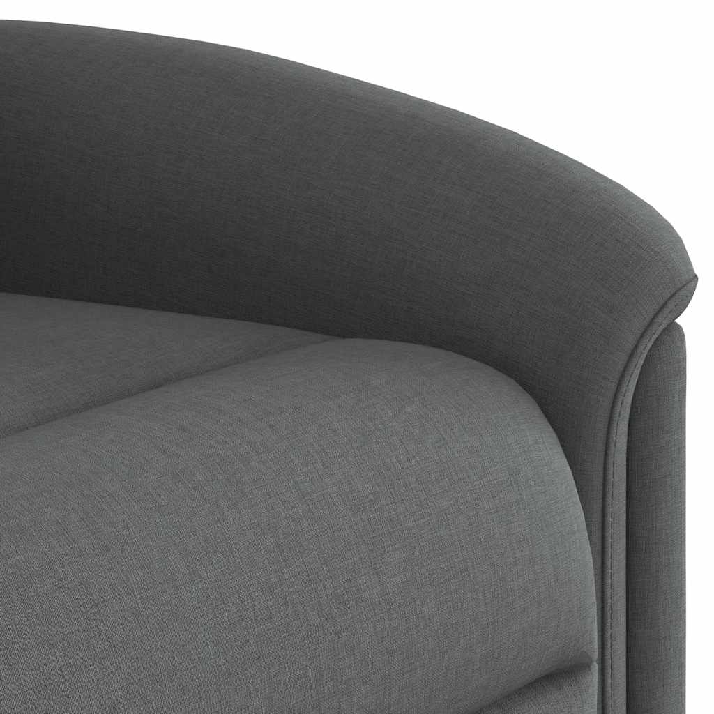 Relaxing Chair Dark Gray Fabric