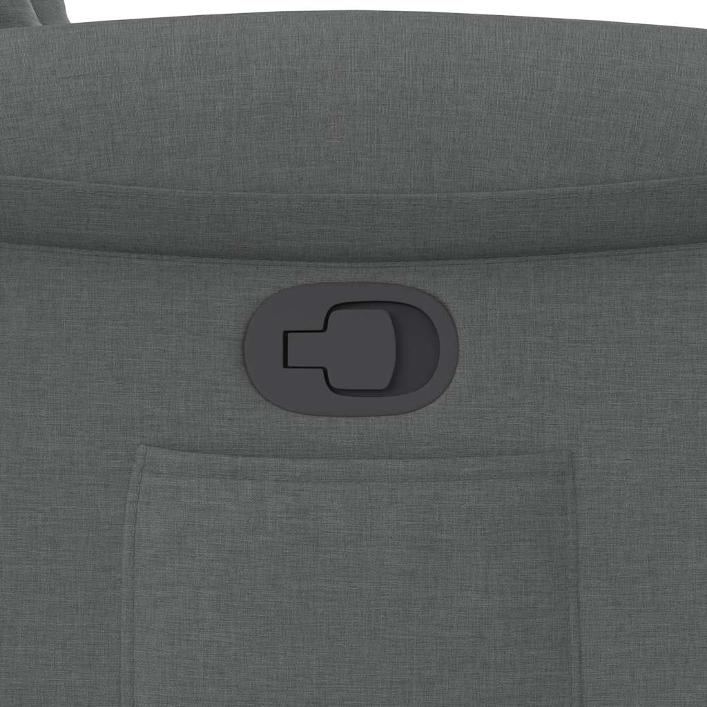 Relaxing Chair Dark Gray Fabric