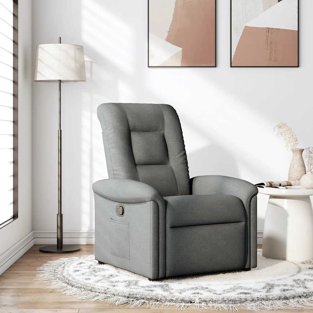 Relaxing Chair Dark Gray Fabric