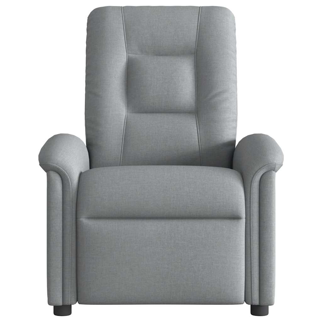 massage chair light gray fabric