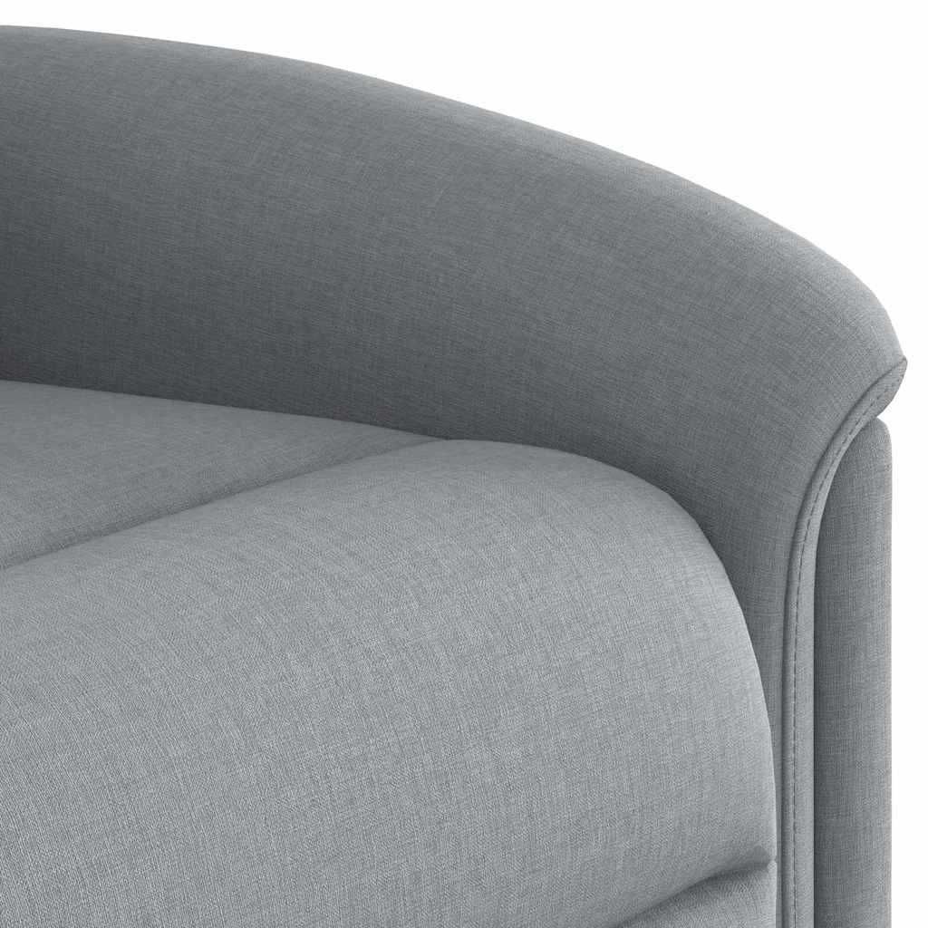 massage chair light gray fabric
