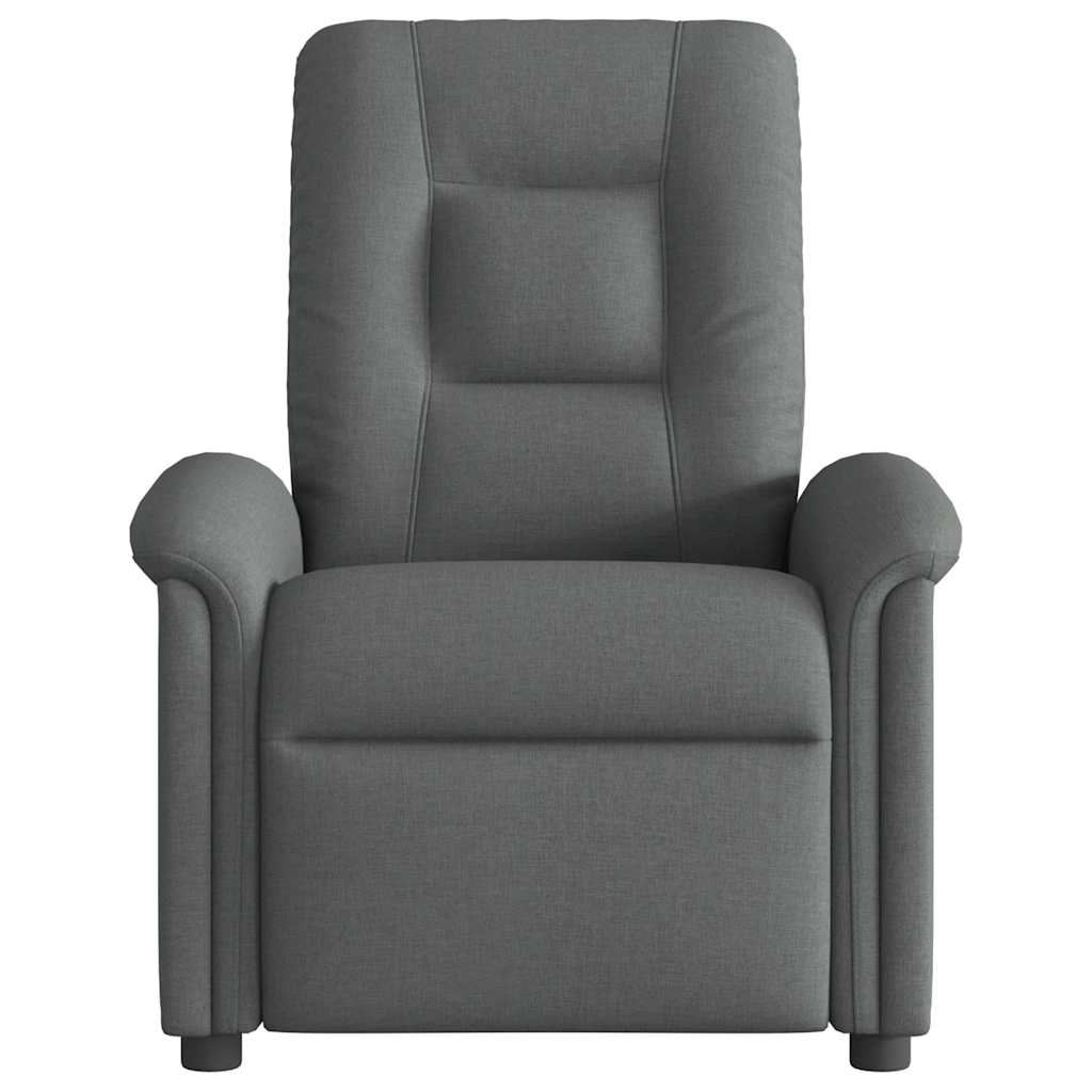 Massage Chair Dark Gray Fabric