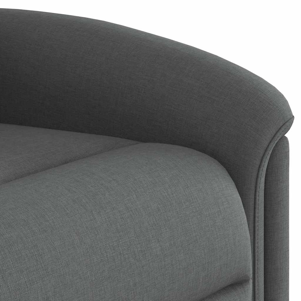 Massage Chair Dark Gray Fabric