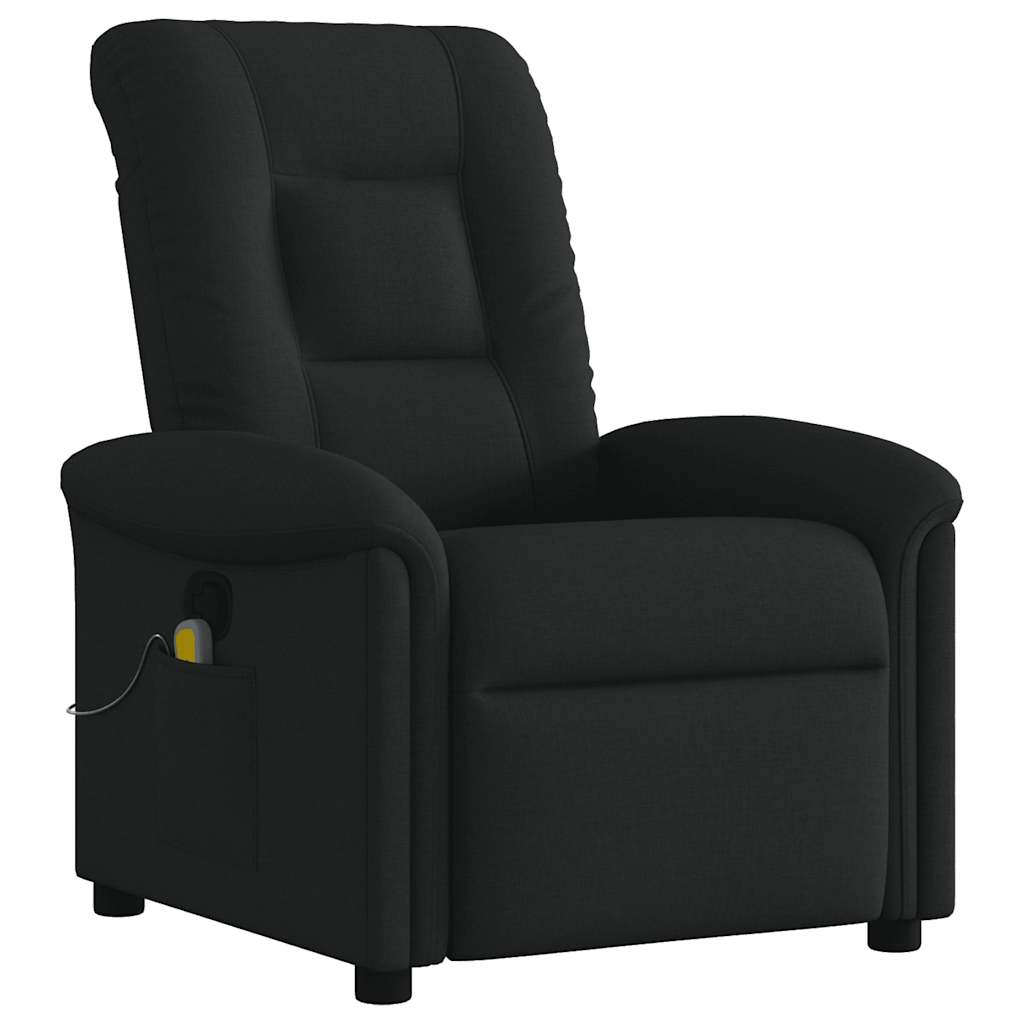 Massage Chair Black Fabric