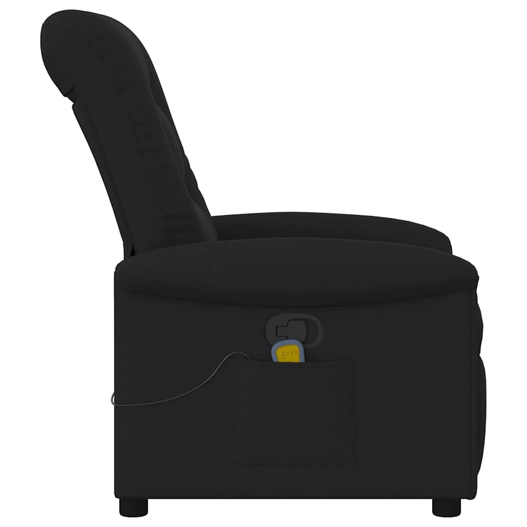Massage Chair Black Fabric