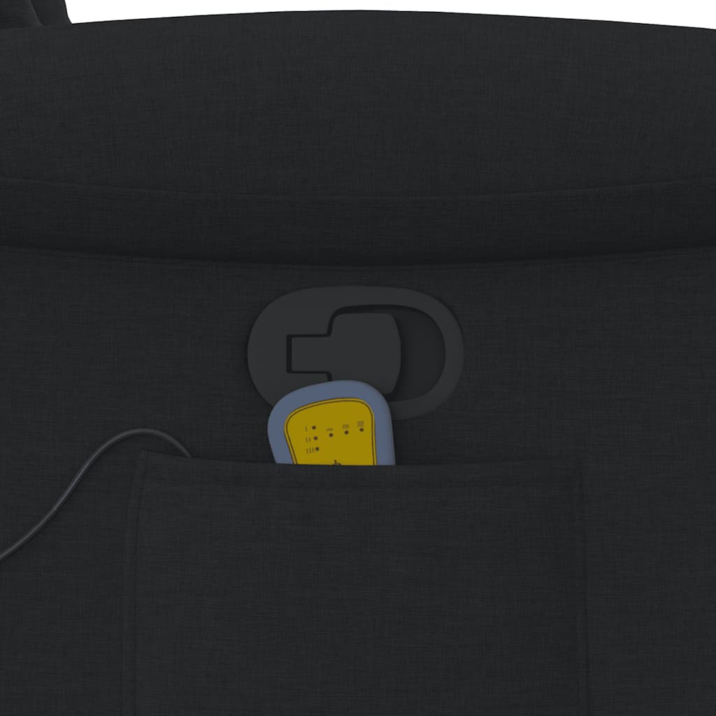 Massage Chair Black Fabric