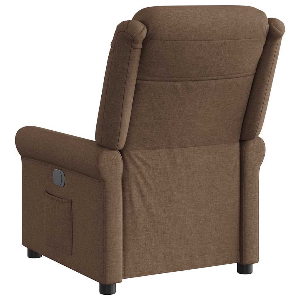 Relaxsessel Braun Stoff