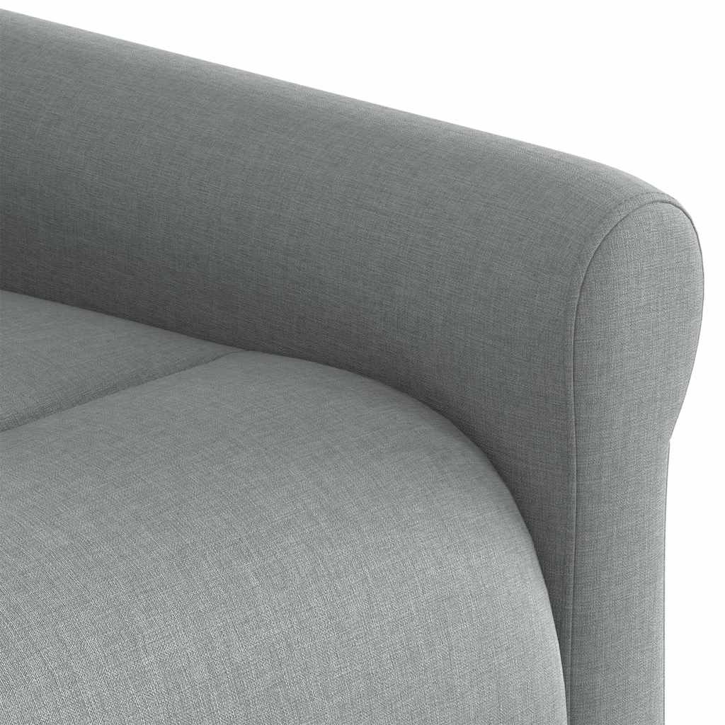 massage chair light gray fabric