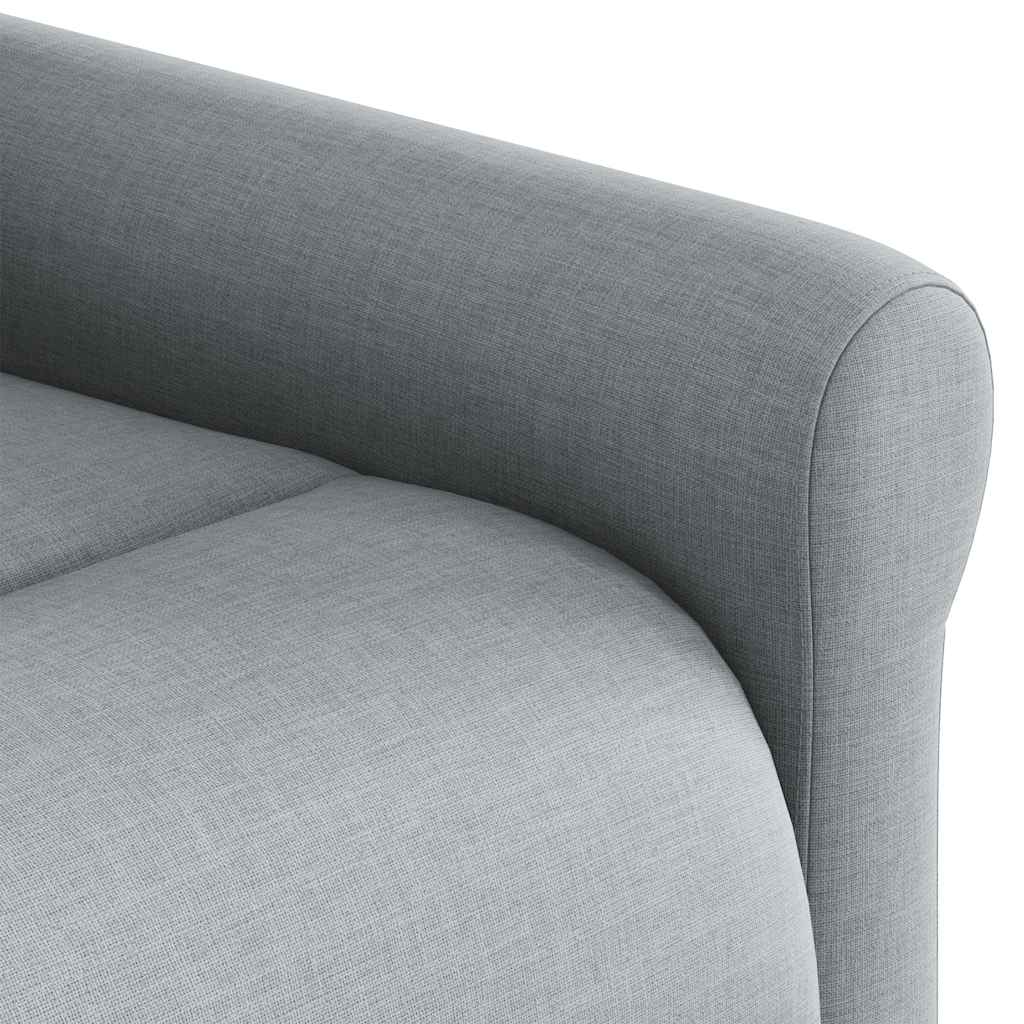 massage chair light gray fabric