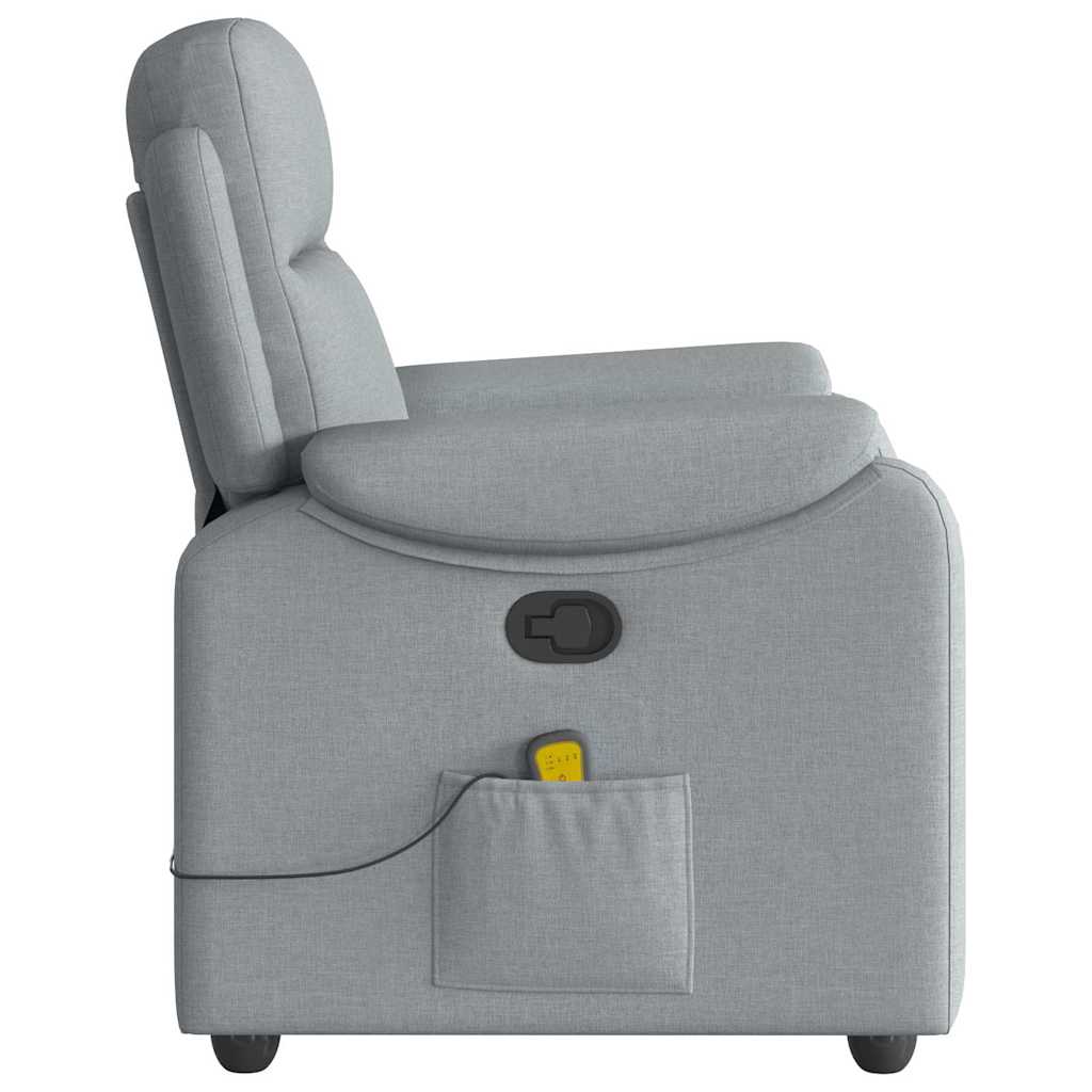 massage chair light gray fabric