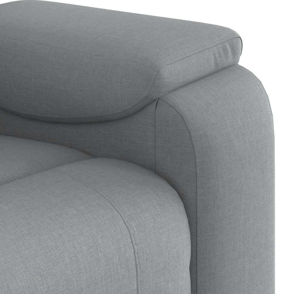 massage chair light gray fabric