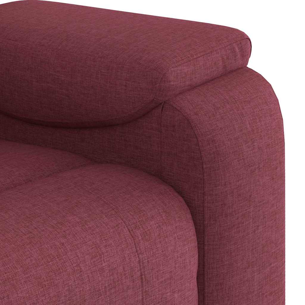 massage chair wine red fabric