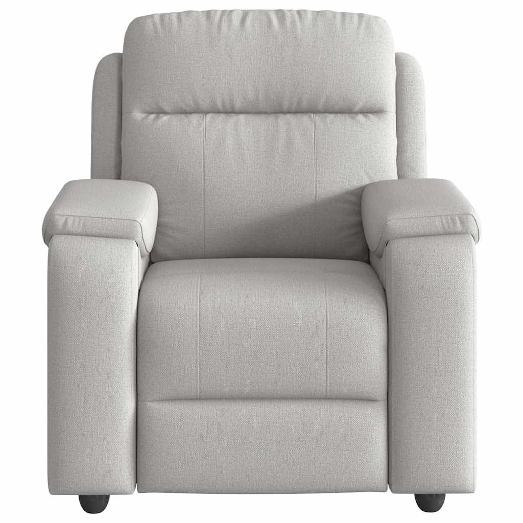 massage chair cloud gray fabric
