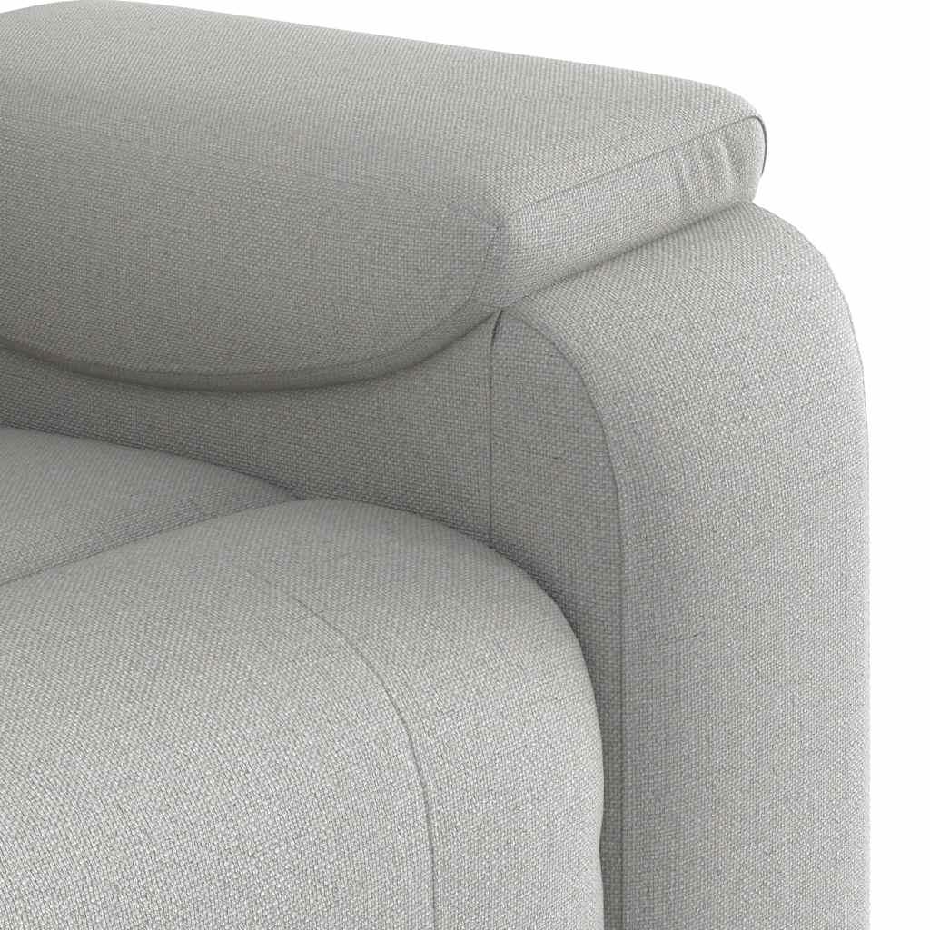 massage chair cloud gray fabric