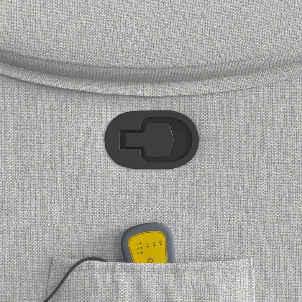 massage chair cloud gray fabric