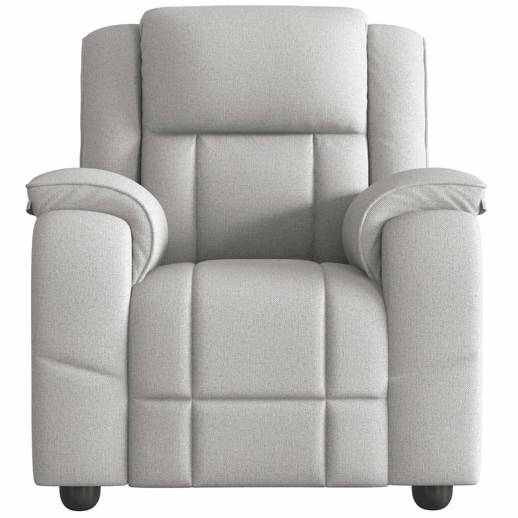 Relaxing chair cloud gray fabric