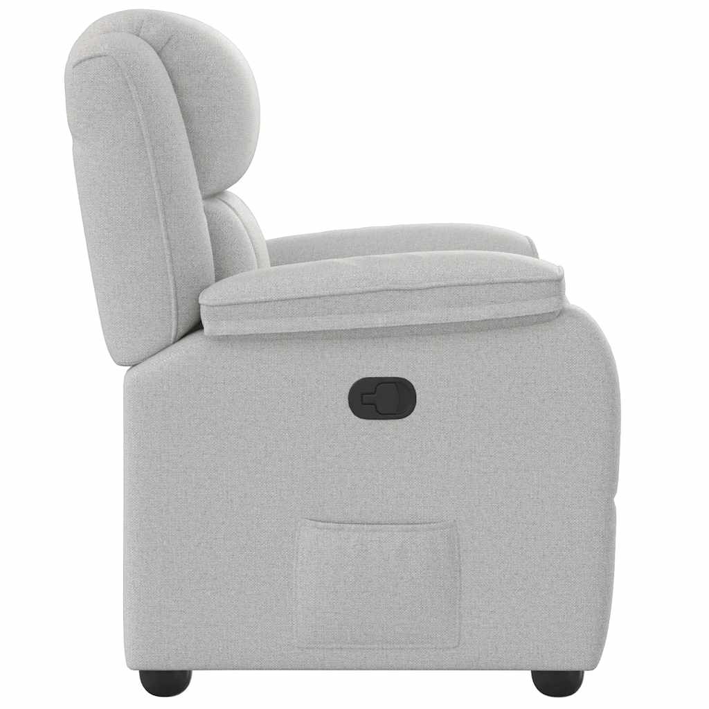 Relaxing chair cloud gray fabric