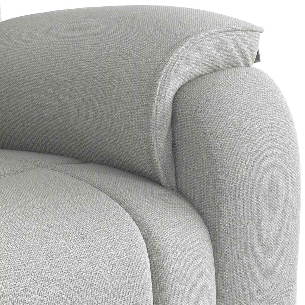 Relaxing chair cloud gray fabric