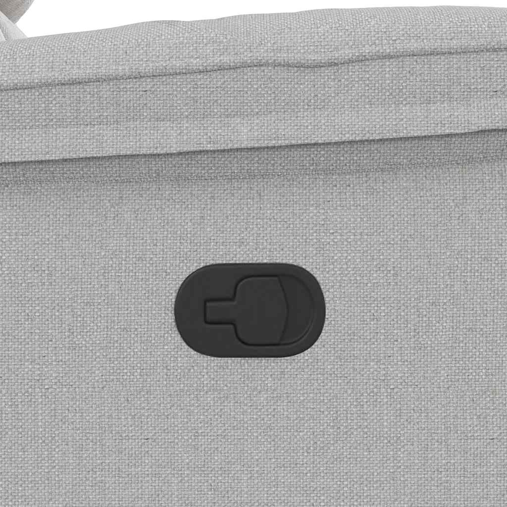 Relaxing chair cloud gray fabric