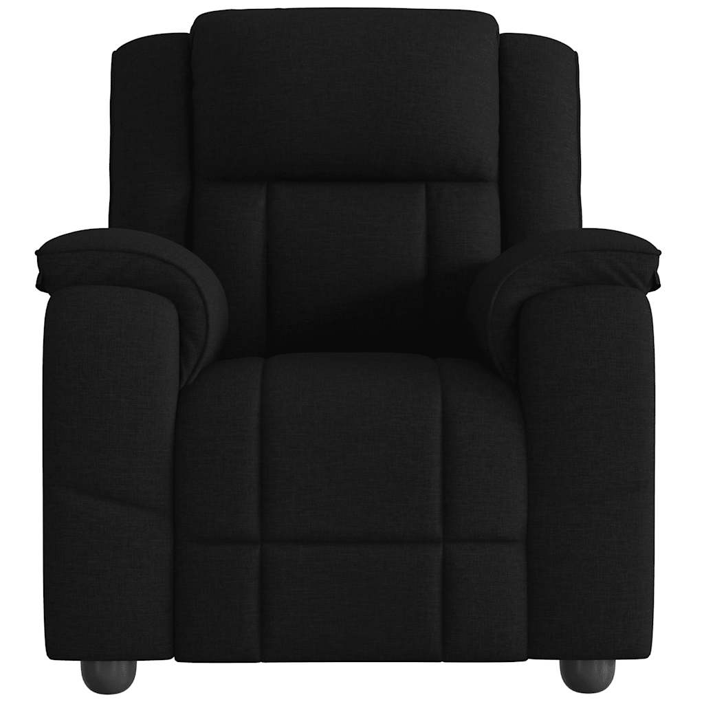 Massage Chair Black Fabric