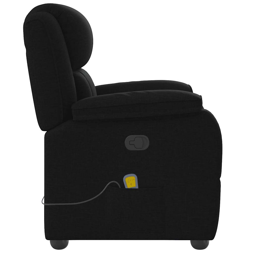 Massage Chair Black Fabric