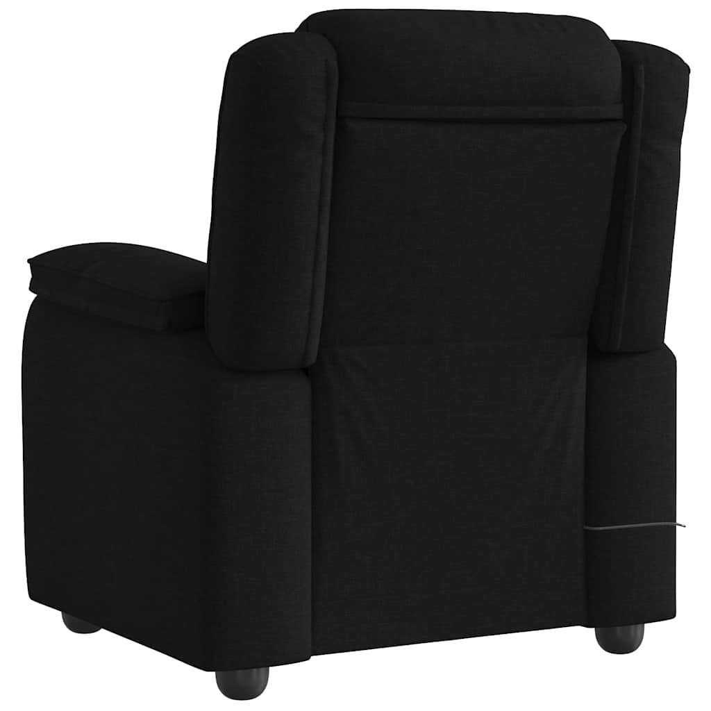 Massage Chair Black Fabric