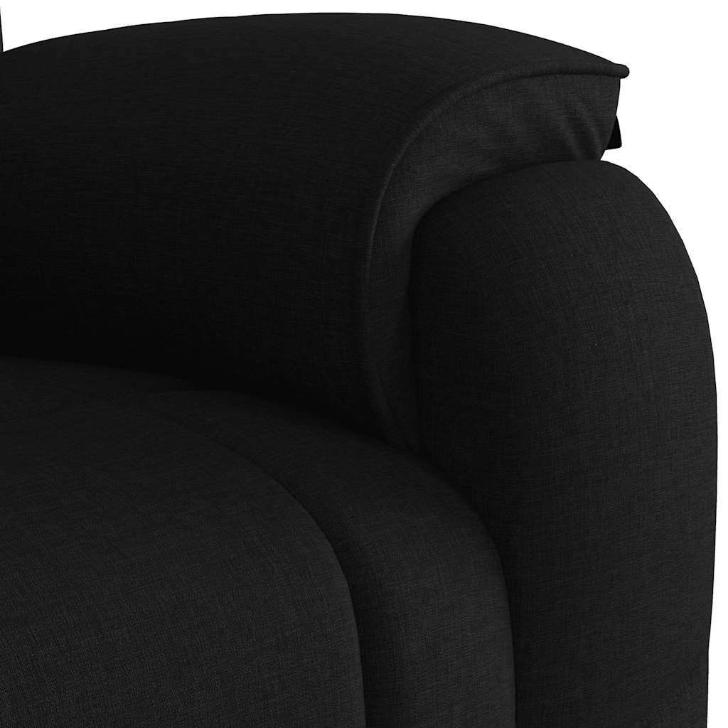 Massage Chair Black Fabric