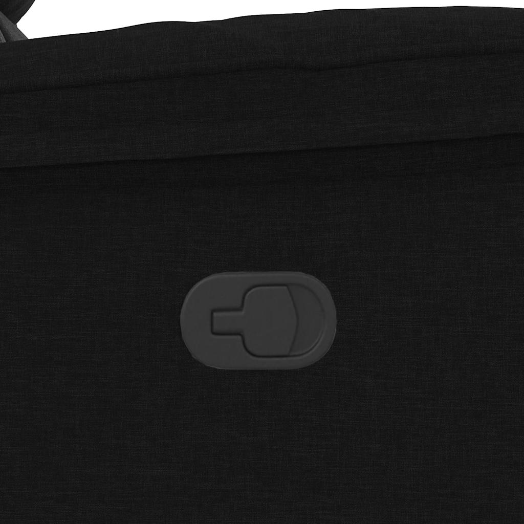 Massage Chair Black Fabric