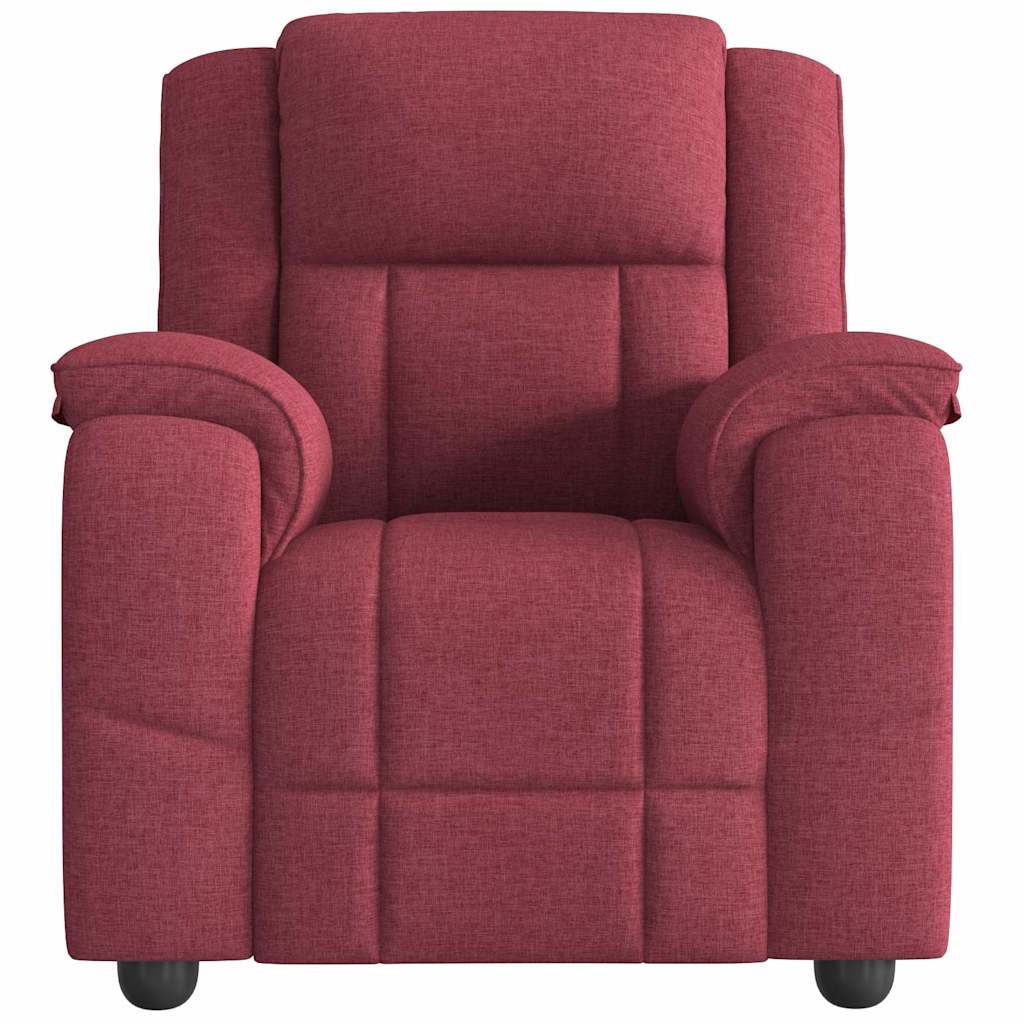 massage chair wine red fabric
