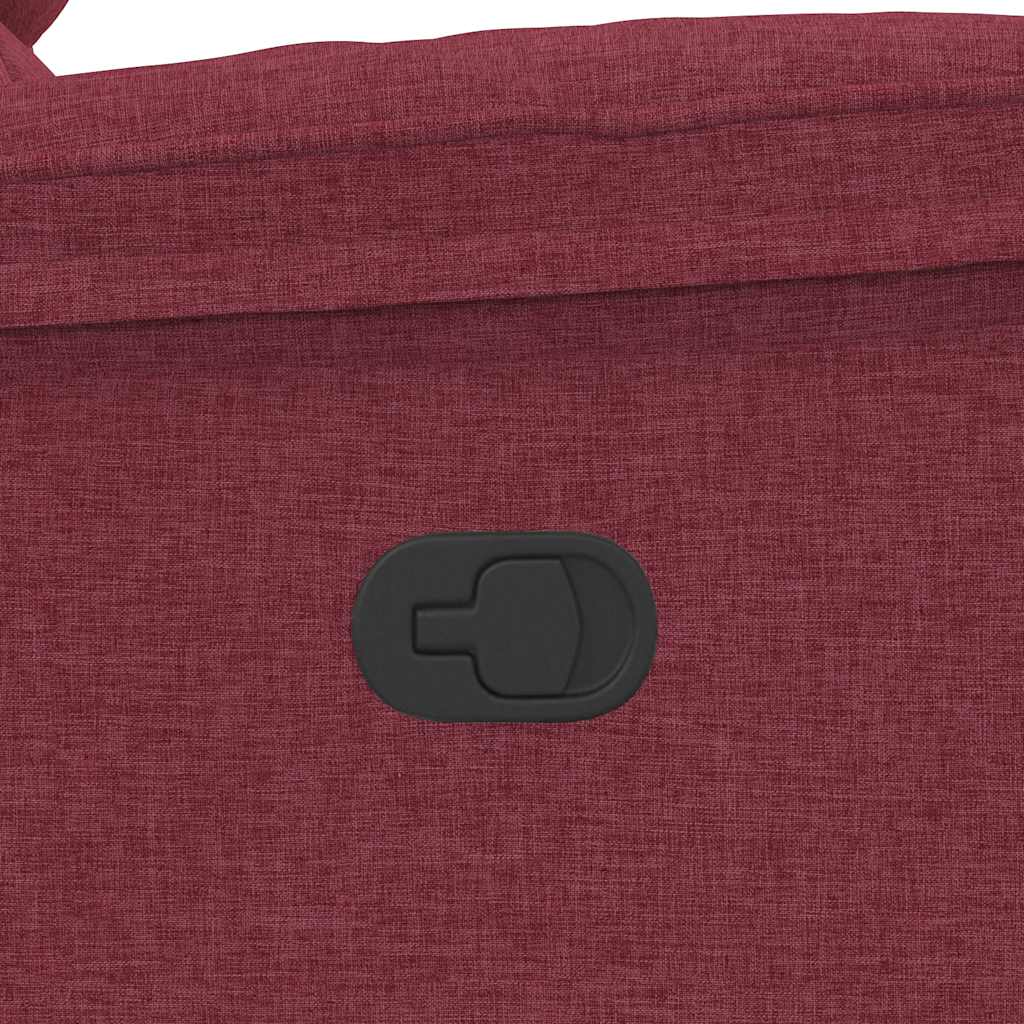massage chair wine red fabric