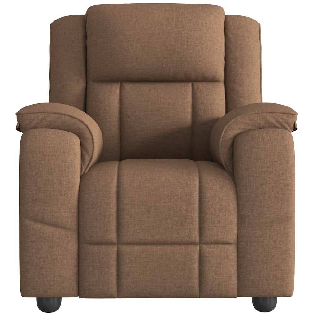 massage chair brown fabric
