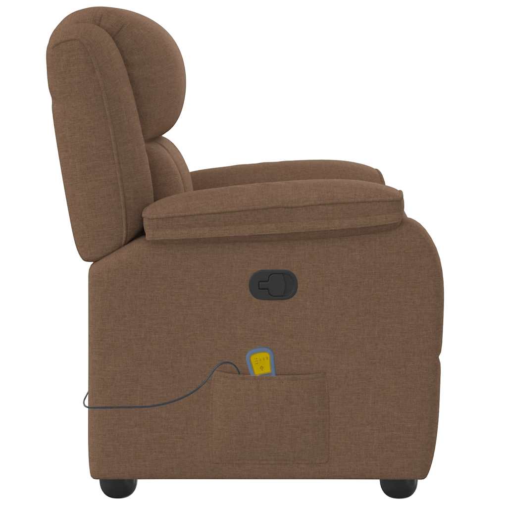 massage chair brown fabric