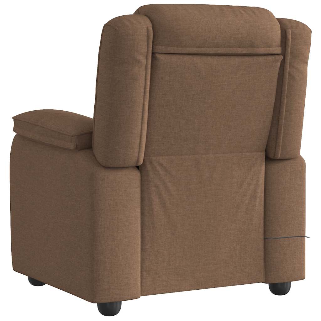 massage chair brown fabric