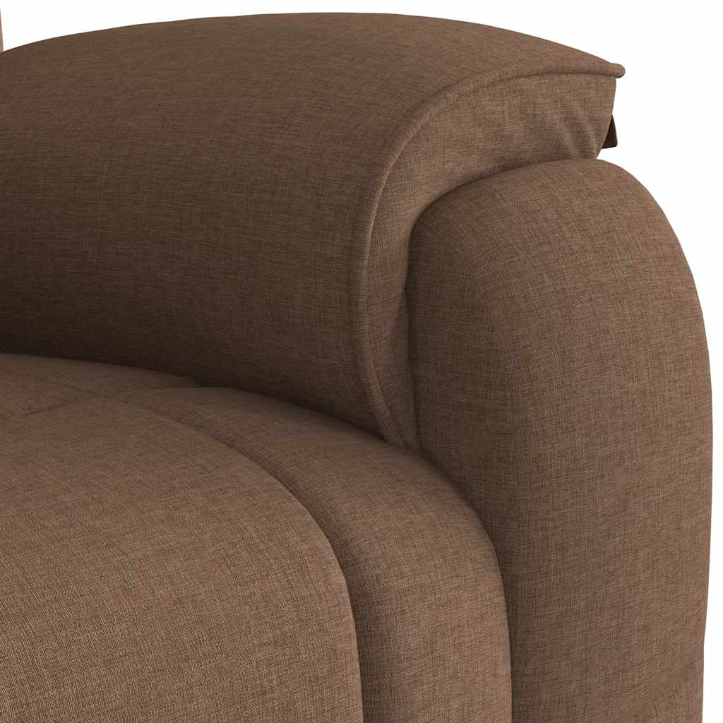 massage chair brown fabric