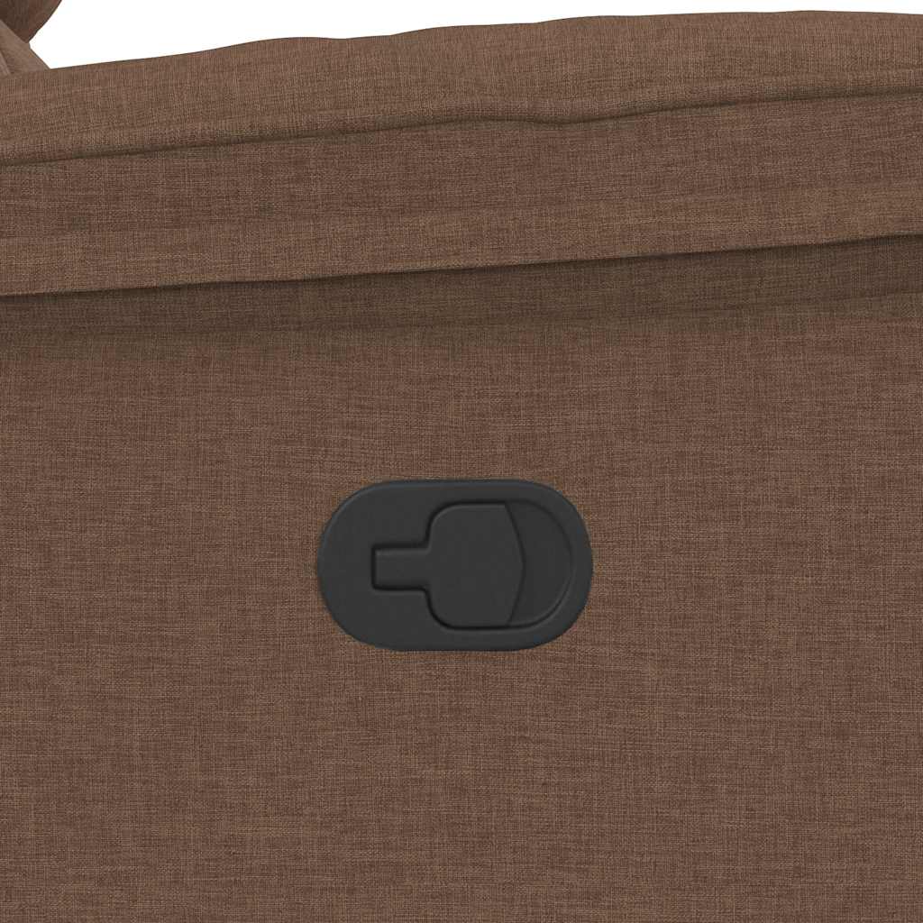 massage chair brown fabric