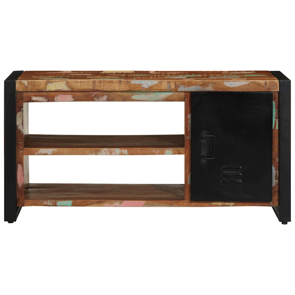 Schuhbank Mehrfarbig 100 x 40 x 50 cm Massivholz Altholz