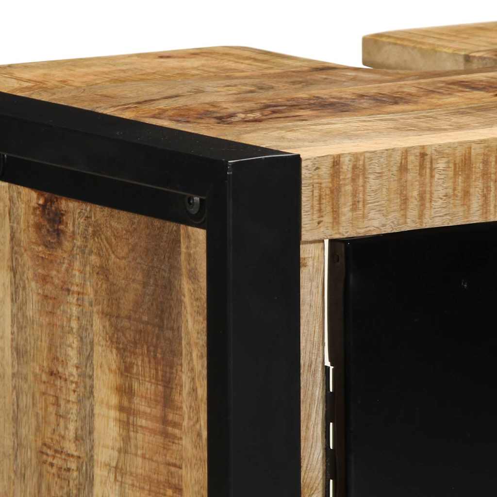 Badezimmerschrank Braun 55 x 35 x 60 cm Massivholz Mango
