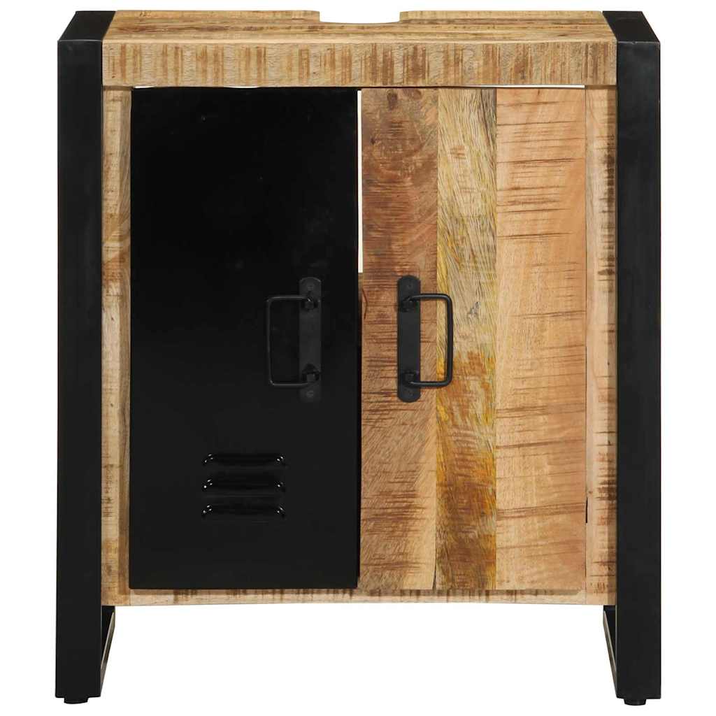 Badezimmerschrank Braun 55 x 35 x 60 cm Massivholz Mango