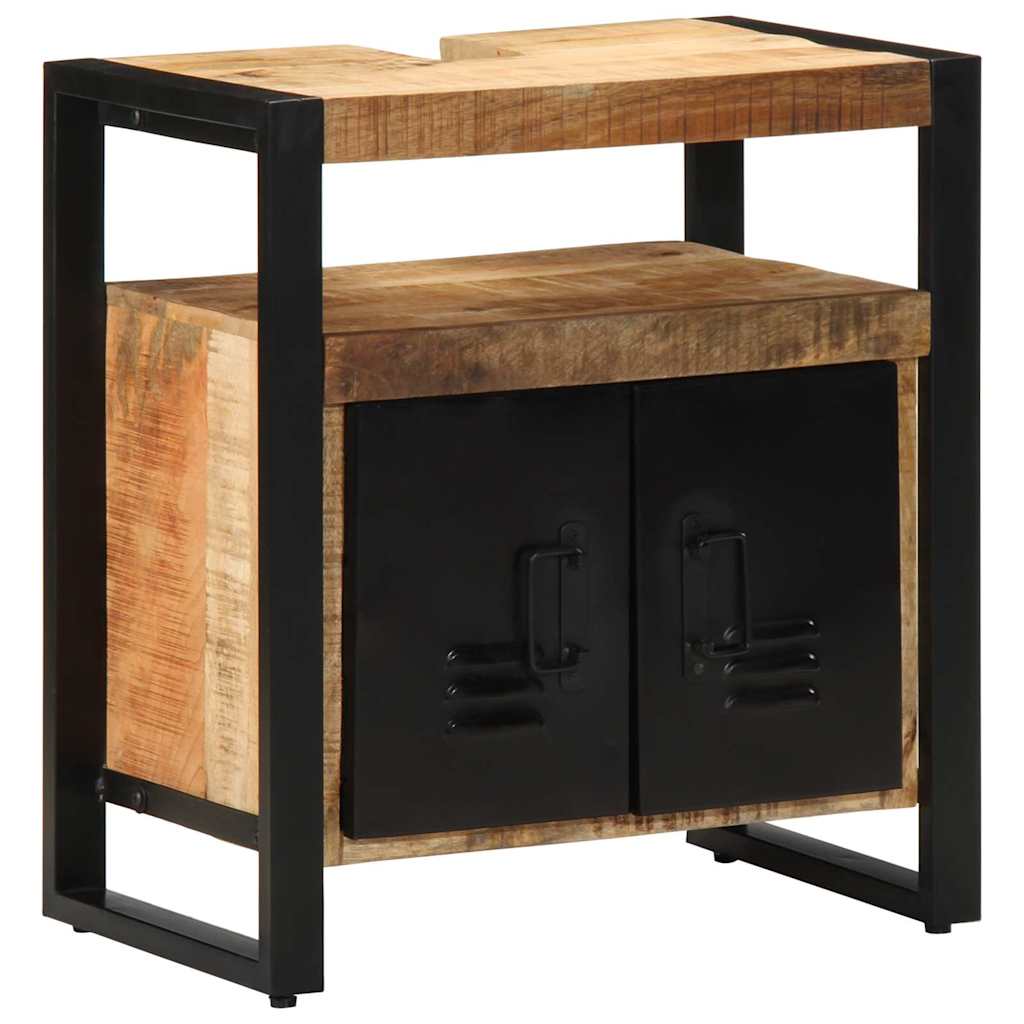 Badezimmer Schrank Braun 55 x 35 x 60 cm Massivholz Mango