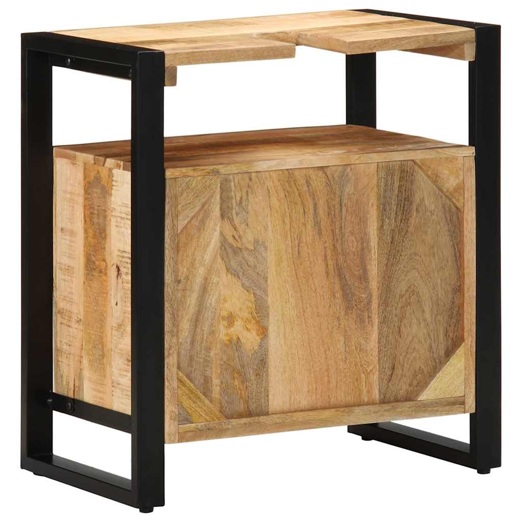Badezimmer Schrank Braun 55 x 35 x 60 cm Massivholz Mango